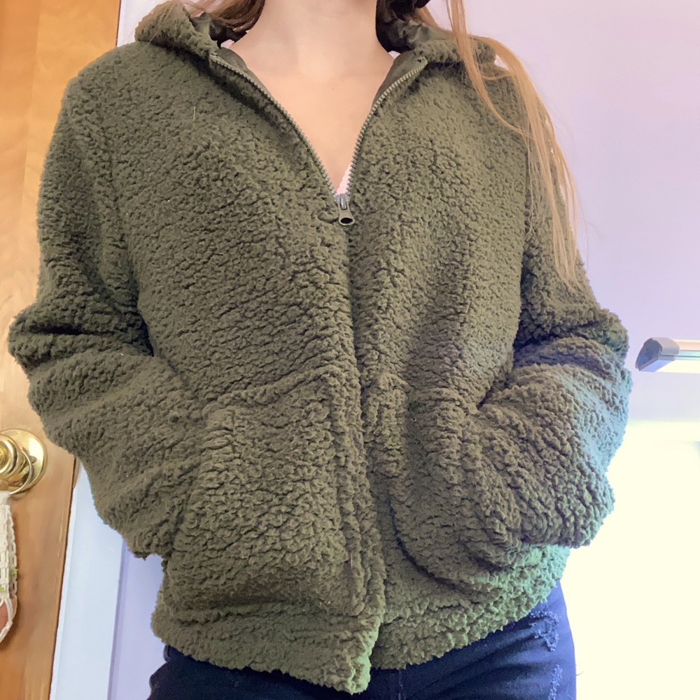 Sherpa hoodie